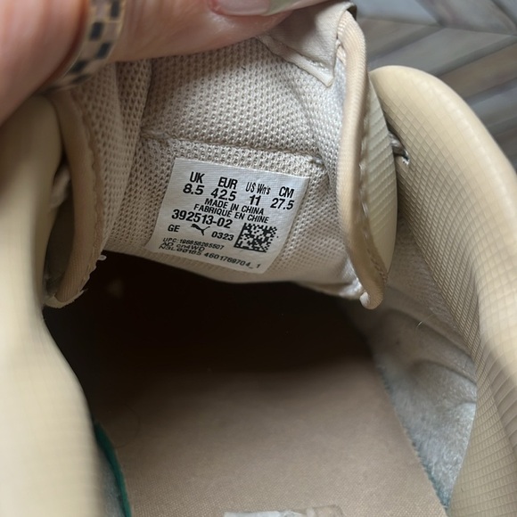 PUMA Carina Street Better Platform Sneakers Cream & White Casual Comfy Leather - Picture 12 of 15